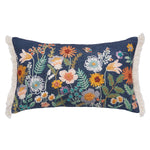 Load image into Gallery viewer, Floral Embroidered Throw Pillow
