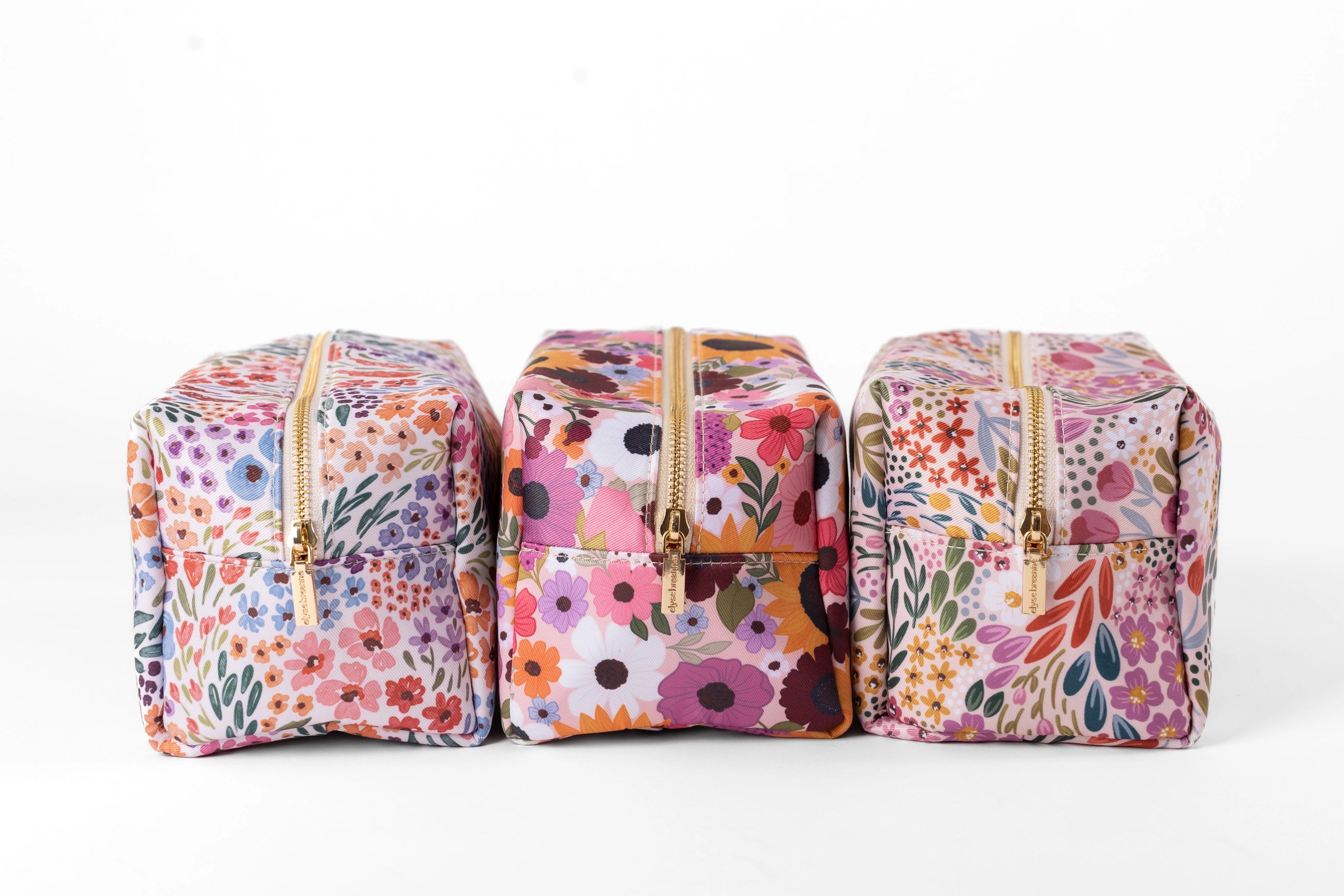 Floral Cosmetic Bag