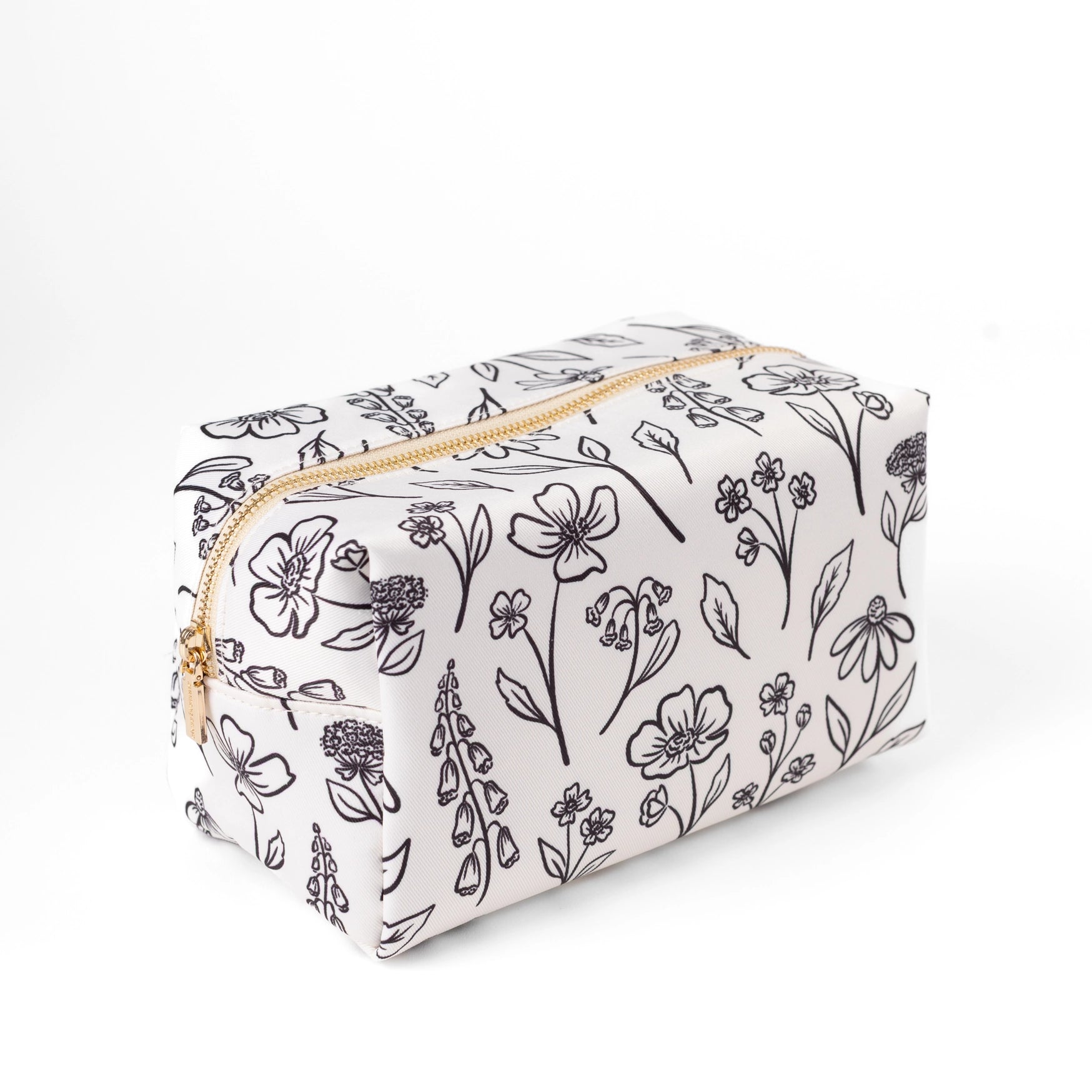 Floral Cosmetic Bag