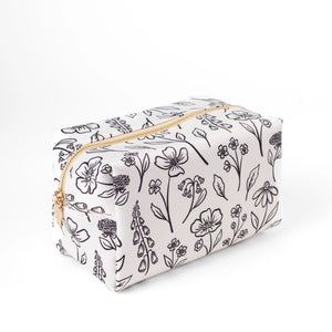 Floral Cosmetic Bag
