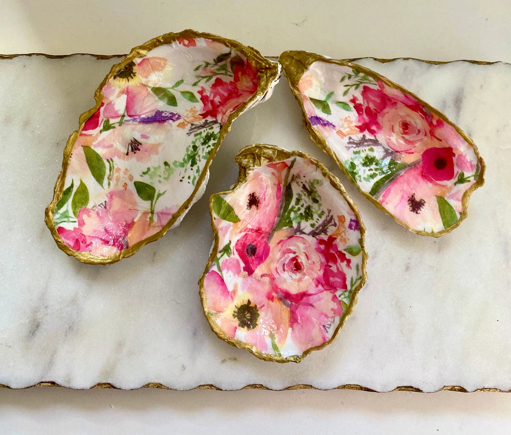 Recycled Oyster Shell Jewelry Dish