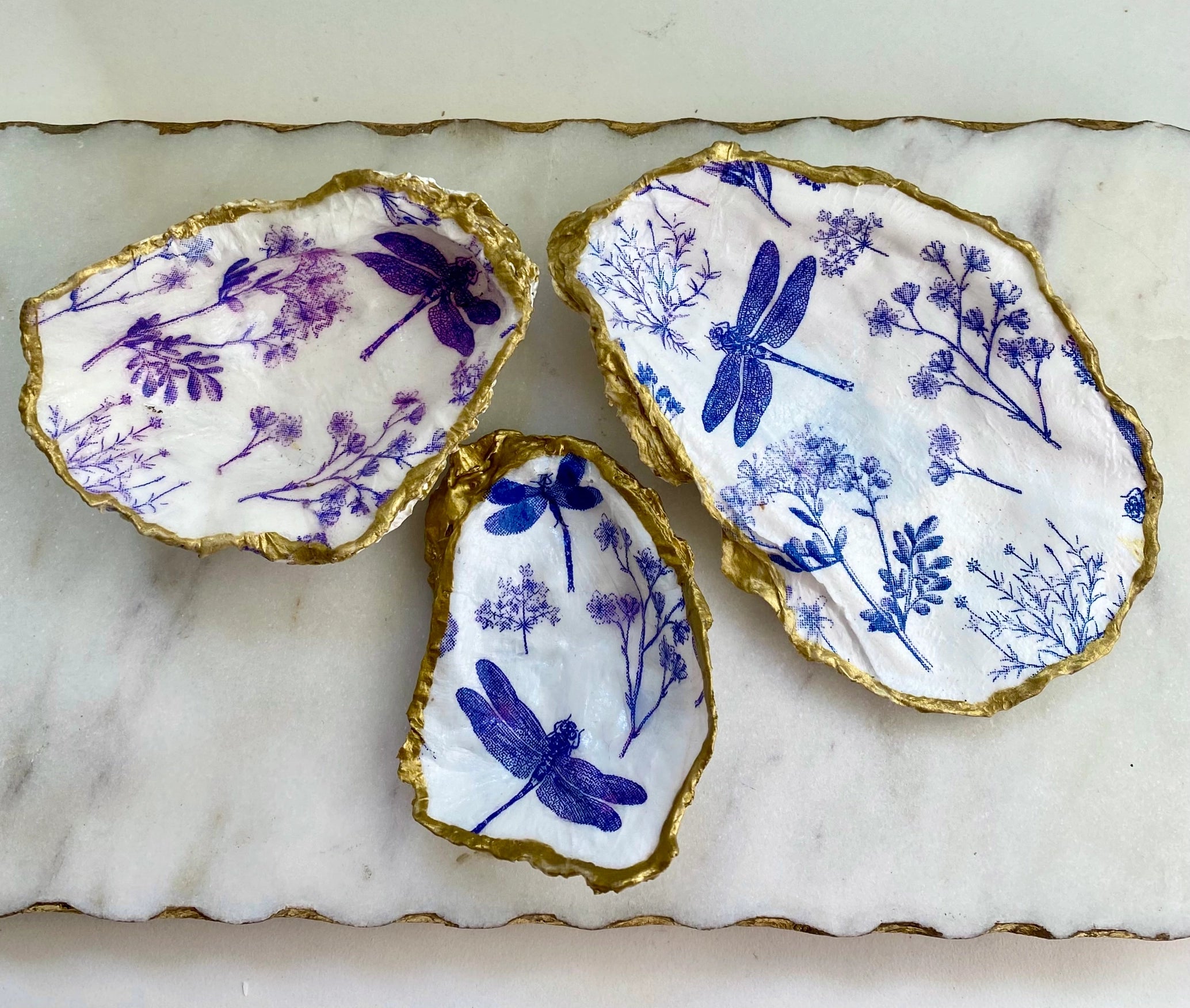 Recycled Oyster Shell Jewelry Dish