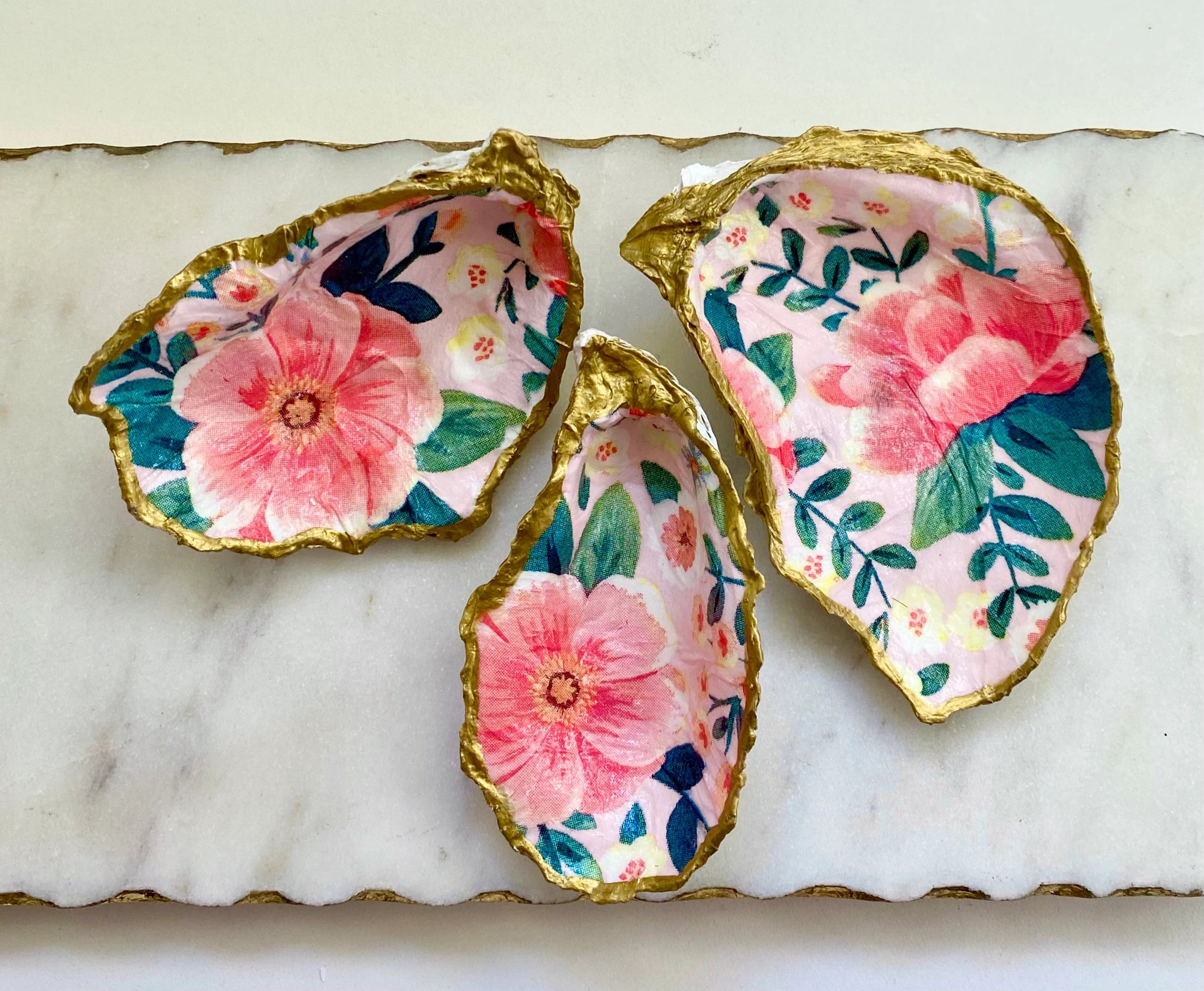 Recycled Oyster Shell Jewelry Dish