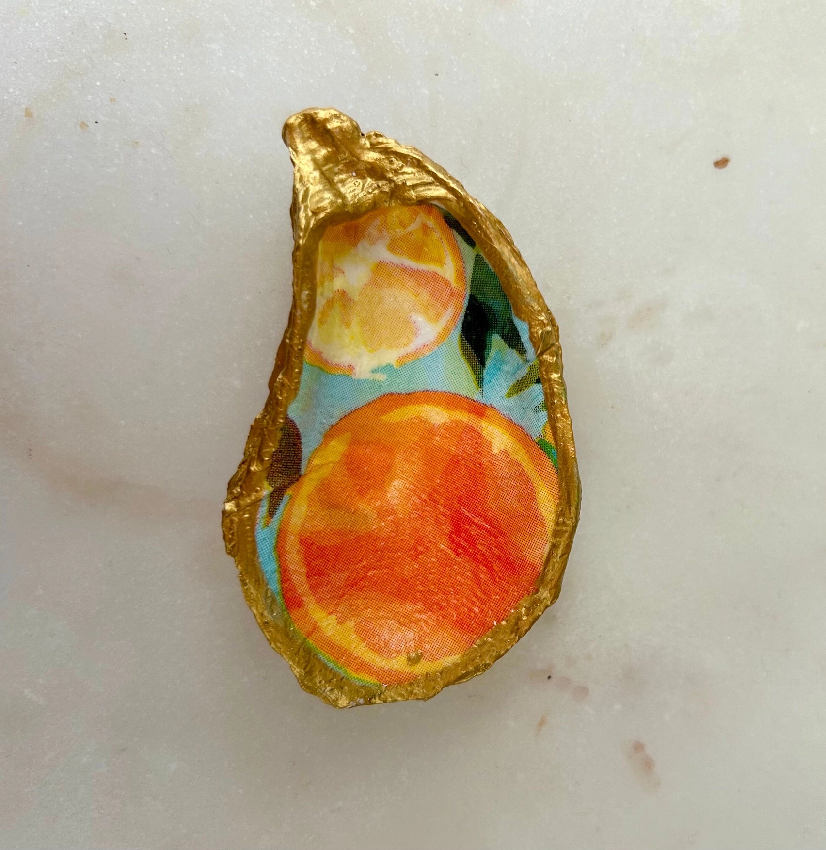 Recycled Oyster Shell Jewelry Dish
