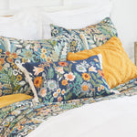 Load image into Gallery viewer, Floral Embroidered Throw Pillow
