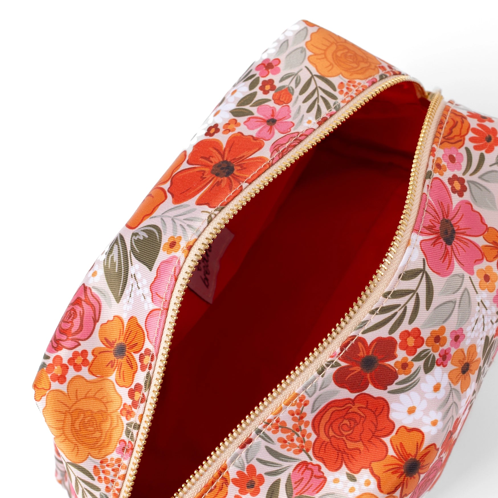 Floral Cosmetic Bag